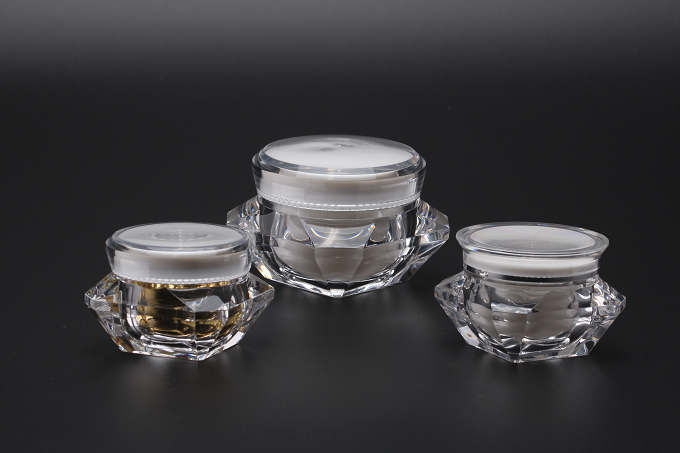 diamond cosmetic jar 